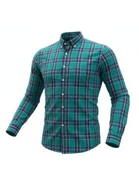 Lands' End Men's Sail Rigger Oxford Shirt - Tailored Fit - Size S
